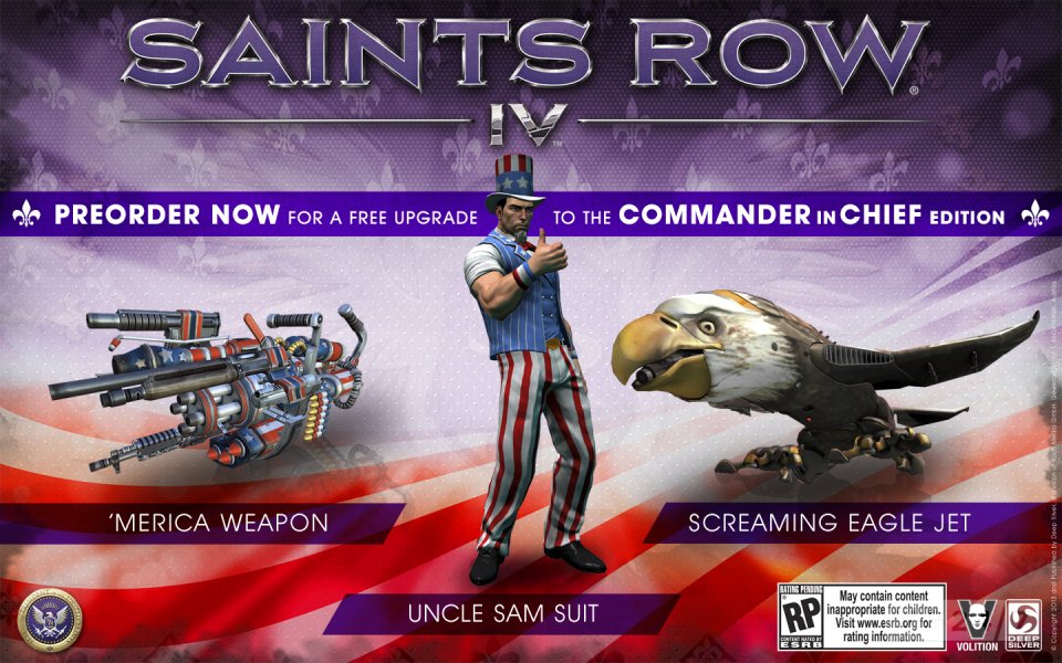 Co Optimus News Saints Row 4 Pre Order Bonuses Go Uber